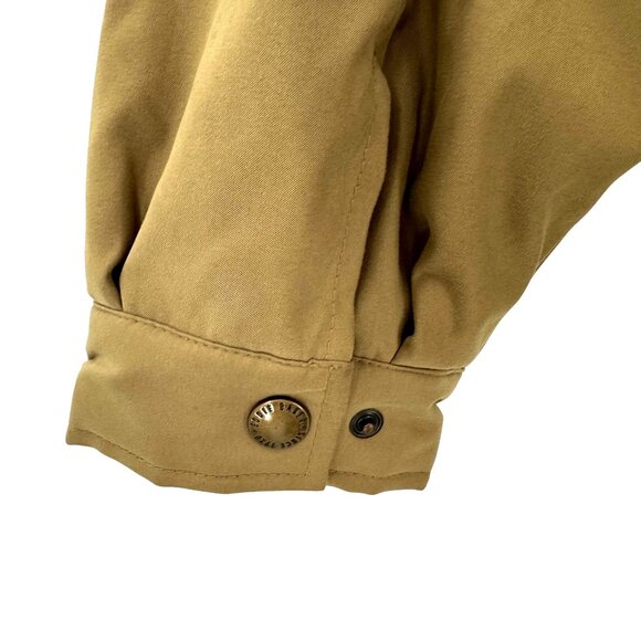 Eddie Bauer Mens L Outdoor Brown Quilted Lined Jacket Pockets - Picture 5 of 16